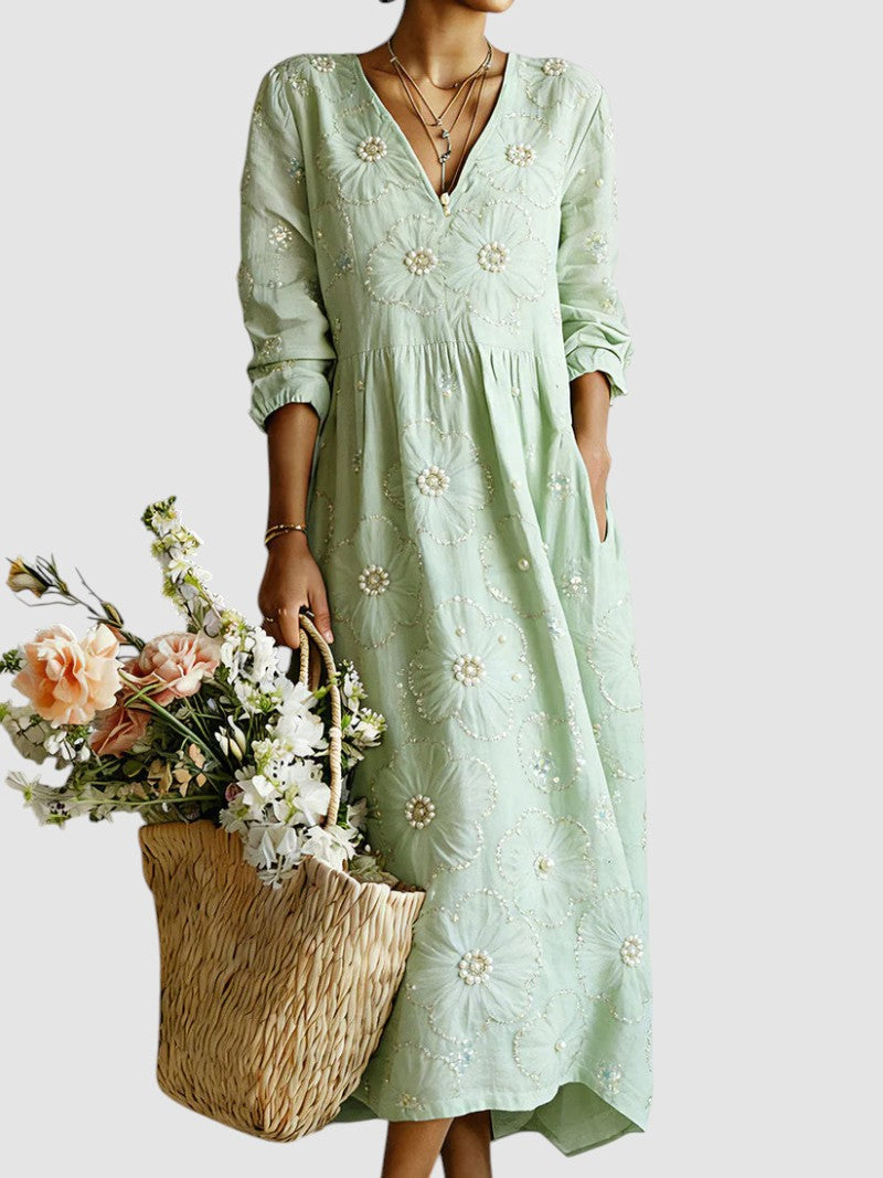 Leona | FLORAL MIDI DRESS
