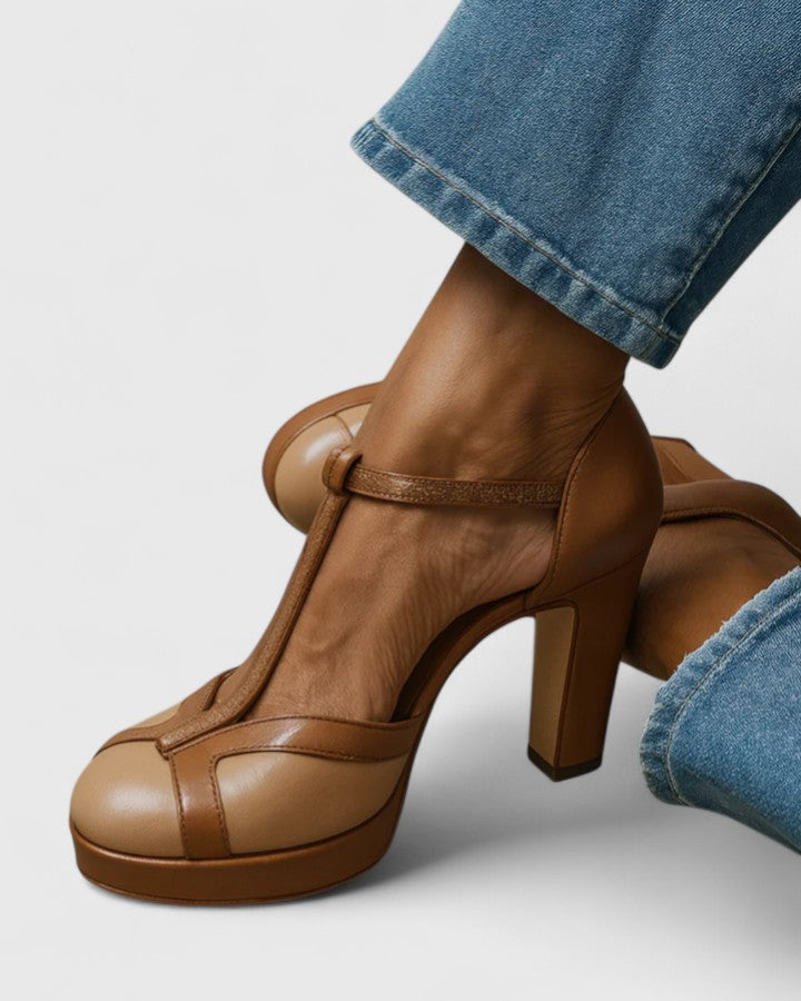 Mylene | Retro Elegant Heels with Ergonomic Support