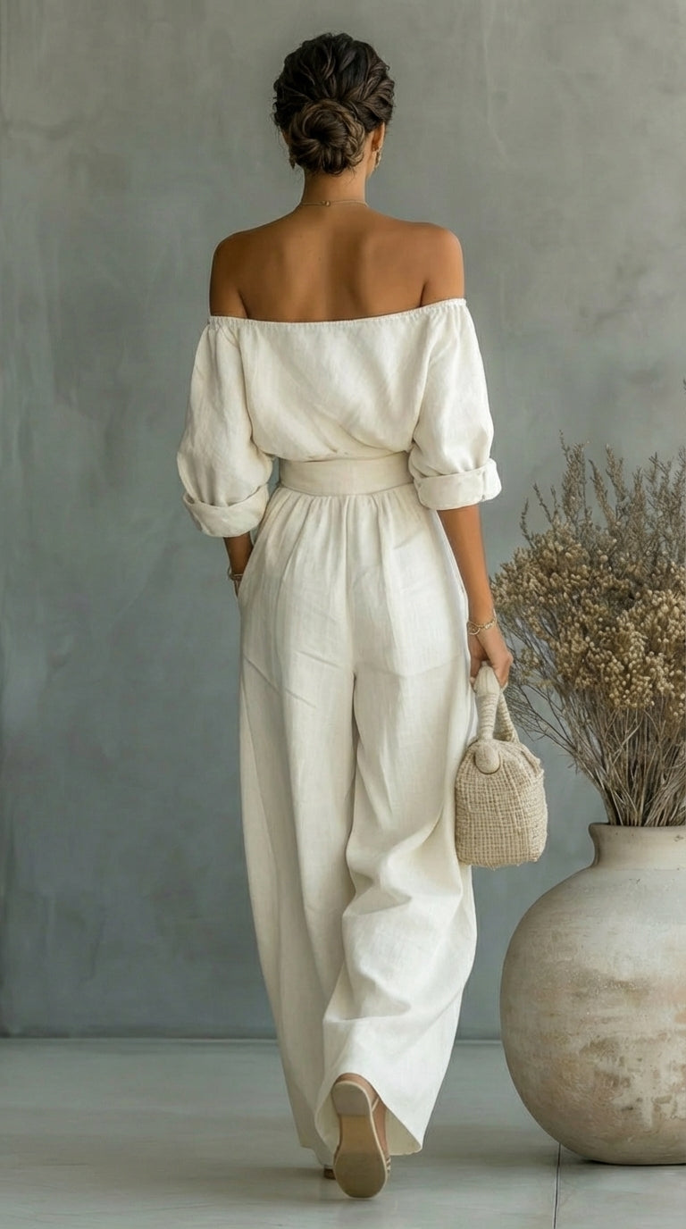 Liliána – Exclusive linen-effect set for a stylish summer