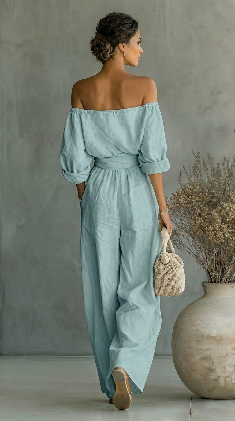 Liliána – Exclusive linen-effect set for a stylish summer