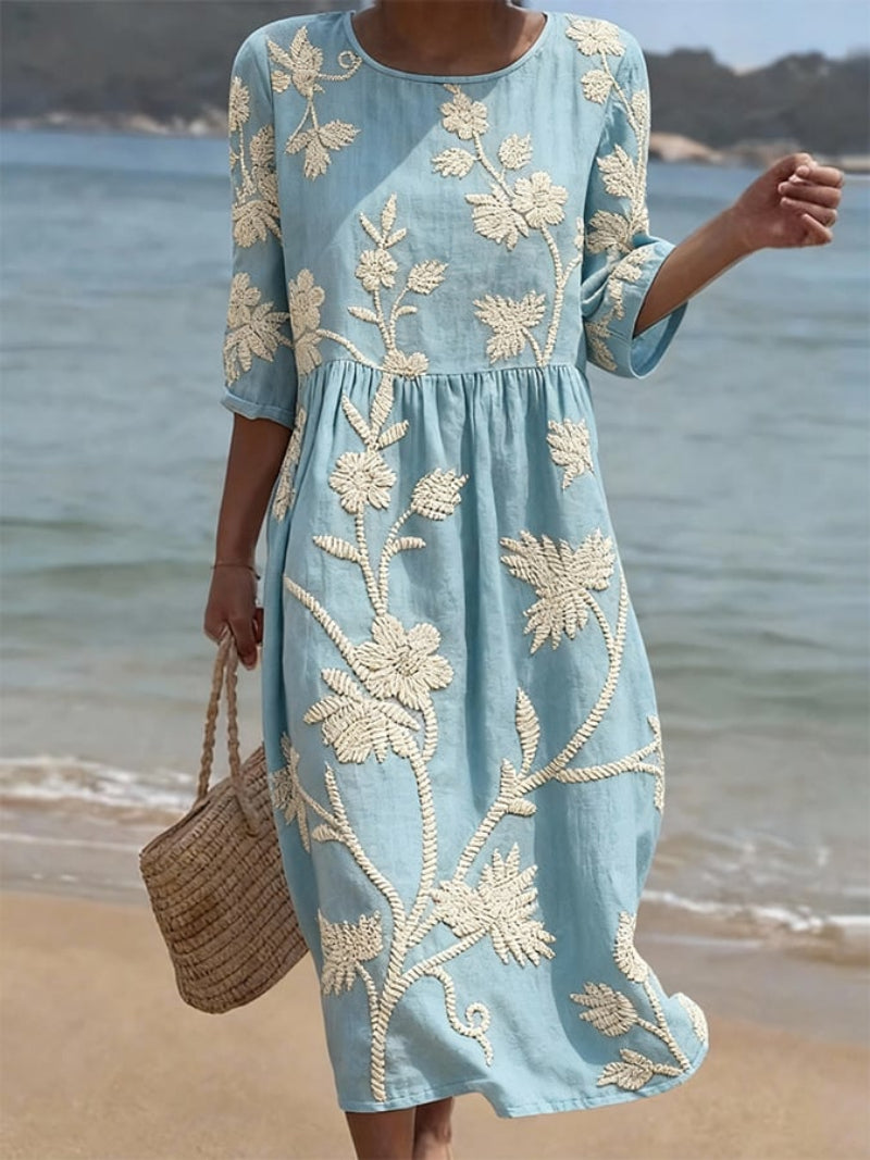 Diana | Casual Women's Dress with Floral Print