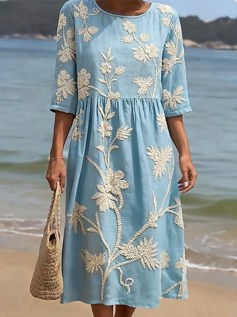 Diana | Casual Women's Dress with Floral Print