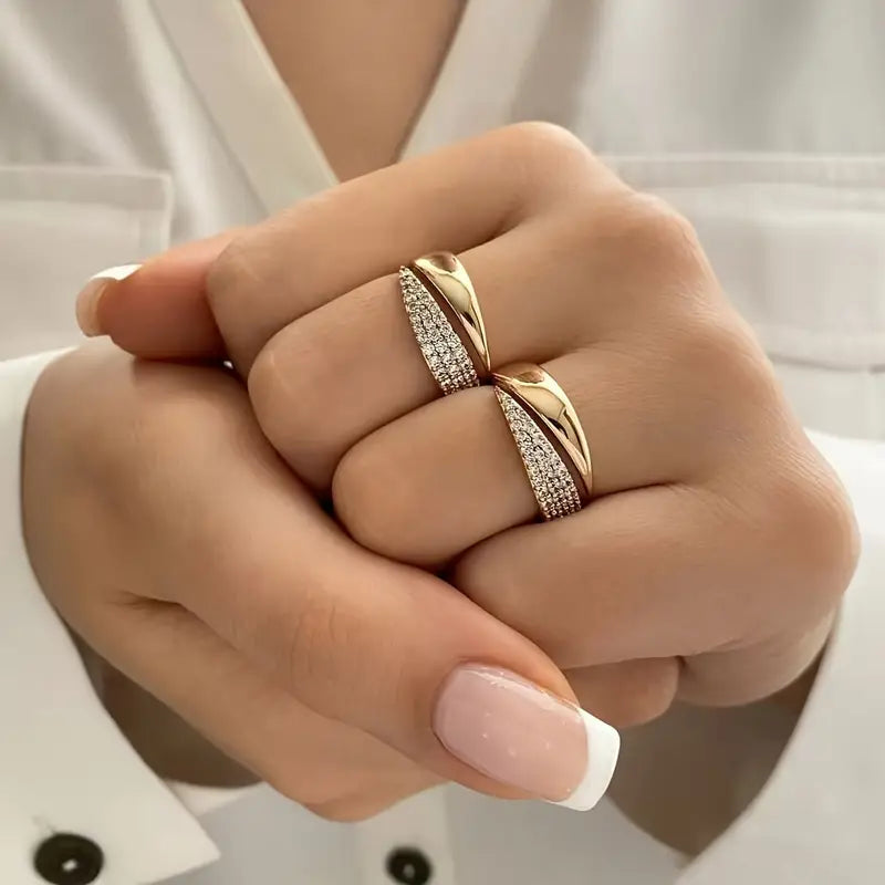 Hallie | Elegant Ring with Sparkling Stones (Buy 1 Get 1 FREE)