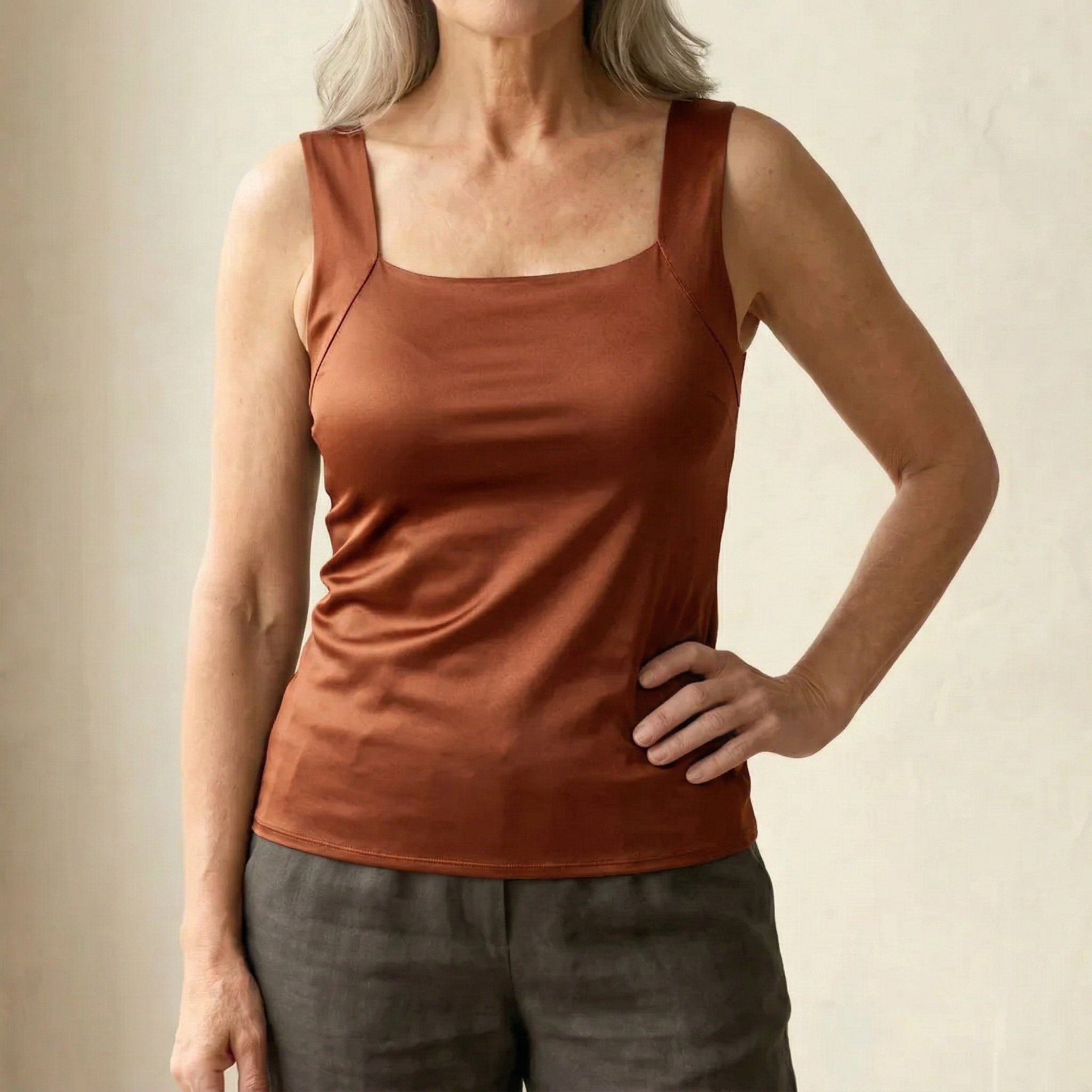 Roseann | Built In Comfort Bra Tanktop