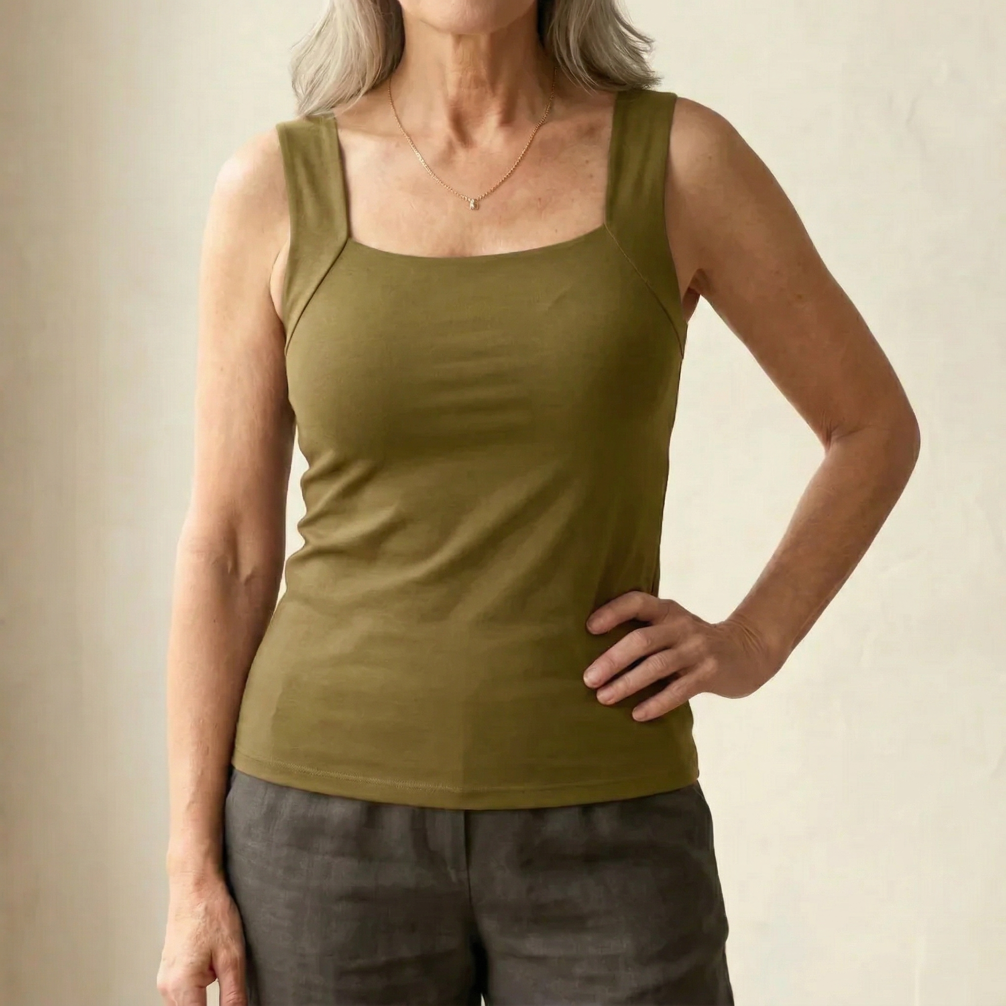 Roseann | Built In Comfort Bra Tanktop