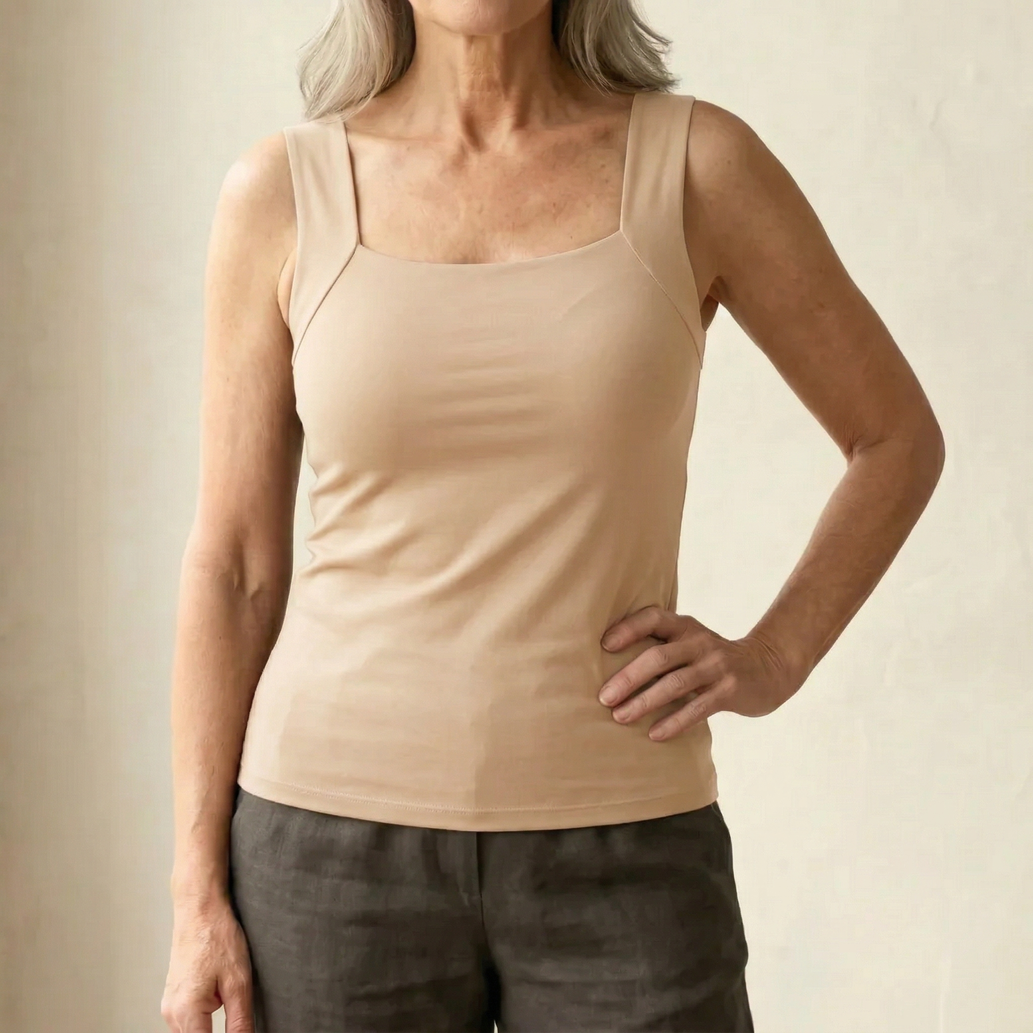 Roseann | Built In Comfort Bra Tanktop