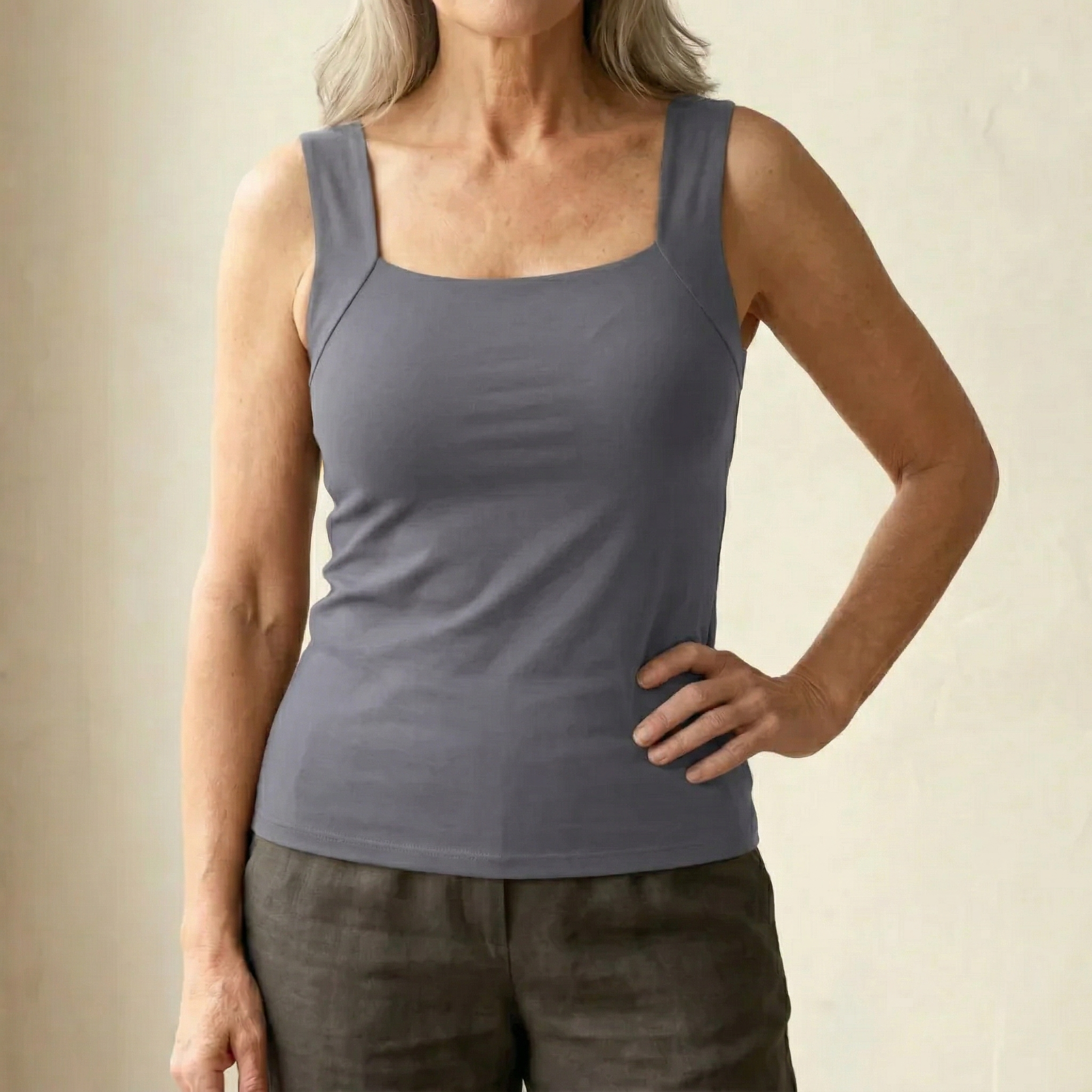 Roseann | Built In Comfort Bra Tanktop