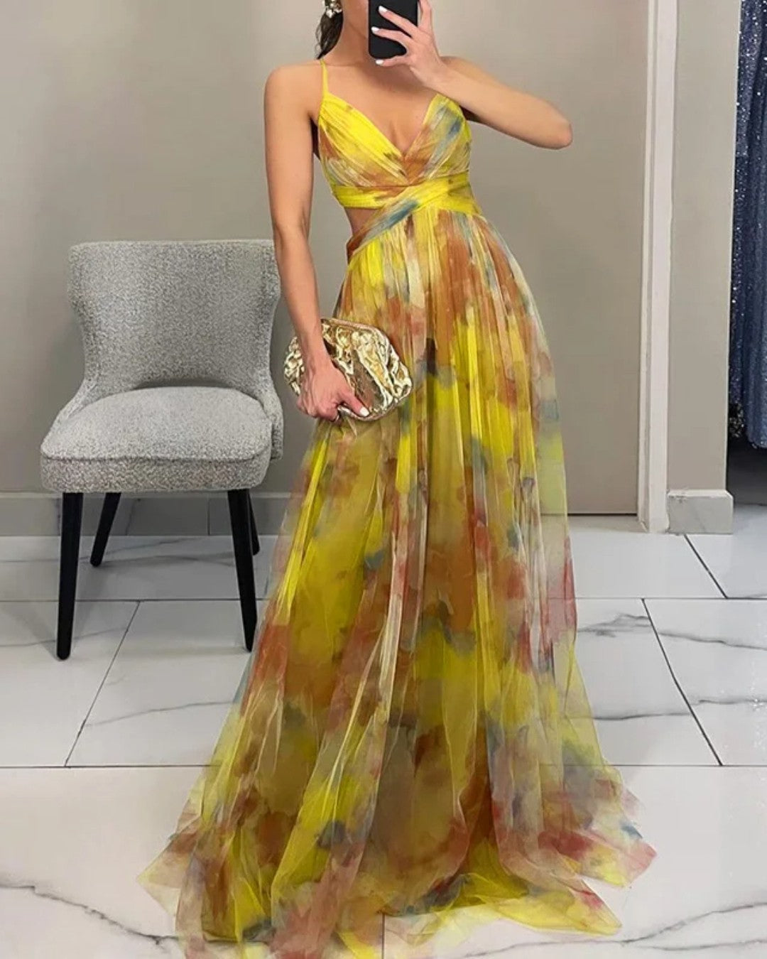 Stephanie | Floral Elegance Maxi Dress