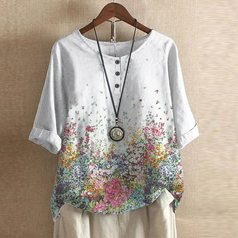 Dakota | Retro Printed Blouse