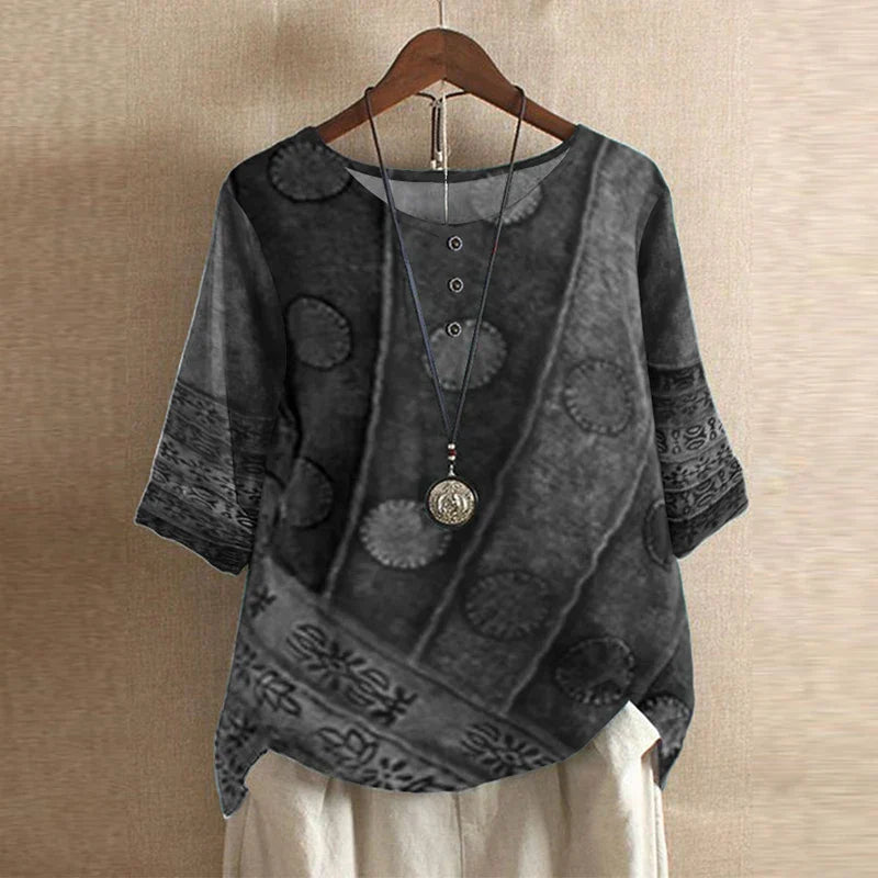 Dakota | Retro Printed Blouse