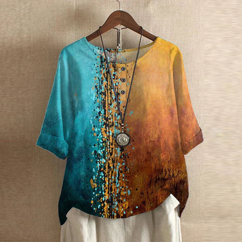 Dakota | Retro Printed Blouse