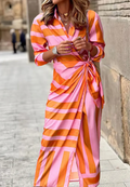 Elvina | Printed Wrap Dress