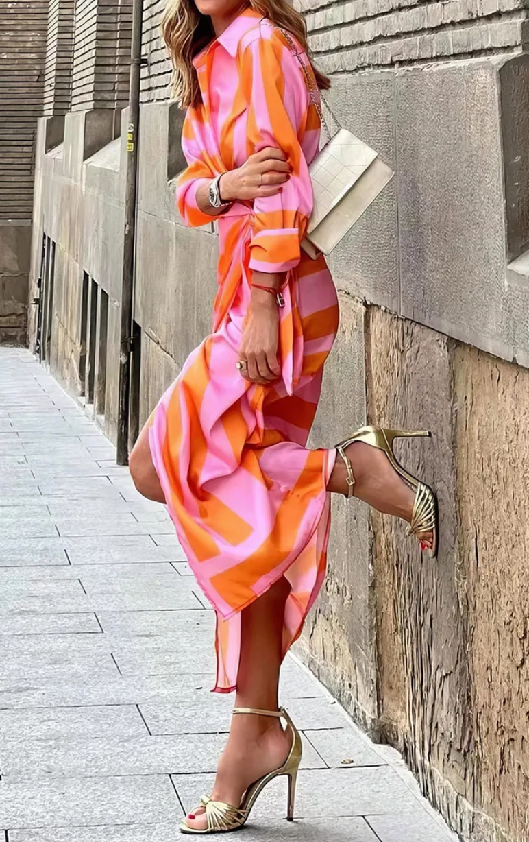 Elvina | Printed Wrap Dress
