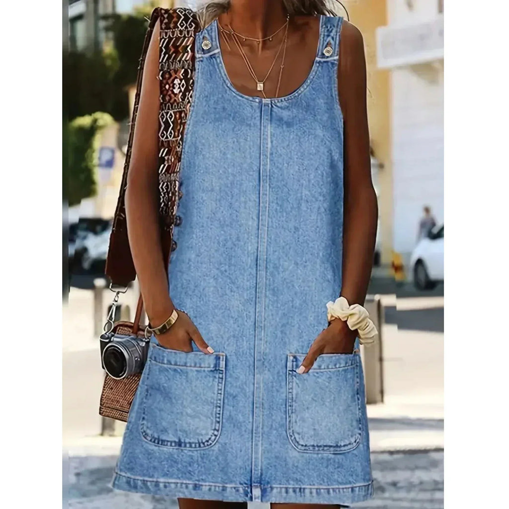 Saylor | Casual Denim Look Dress