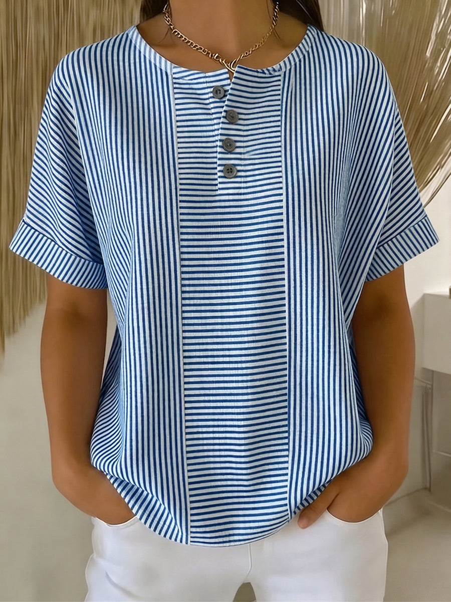 Brianna | Relaxed Striped T-Shirt