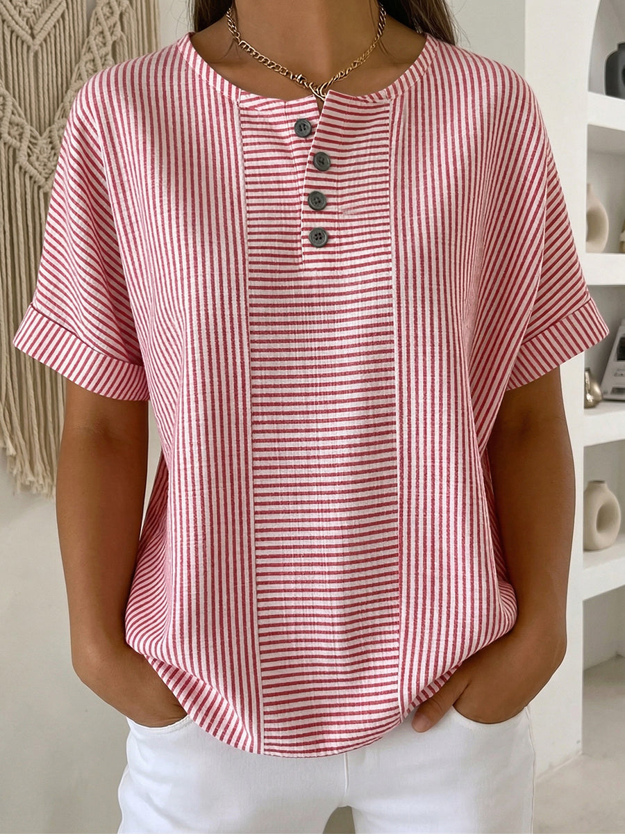 Brianna | Relaxed Striped T-Shirt