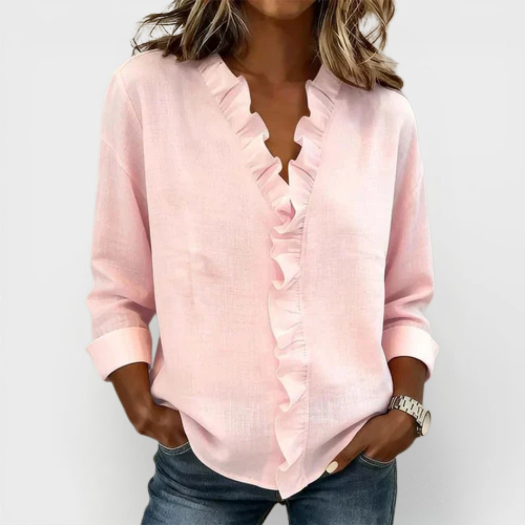 Susan | Ruffled Blouse