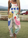 Lia | Chicken Chatter Jumpsuit