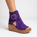 Odette | Modern Style Open Wedge Ankle Boots