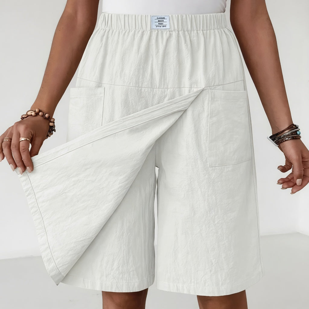 Lucianne | Elastic Waist Skort with Active Freedom Pockets