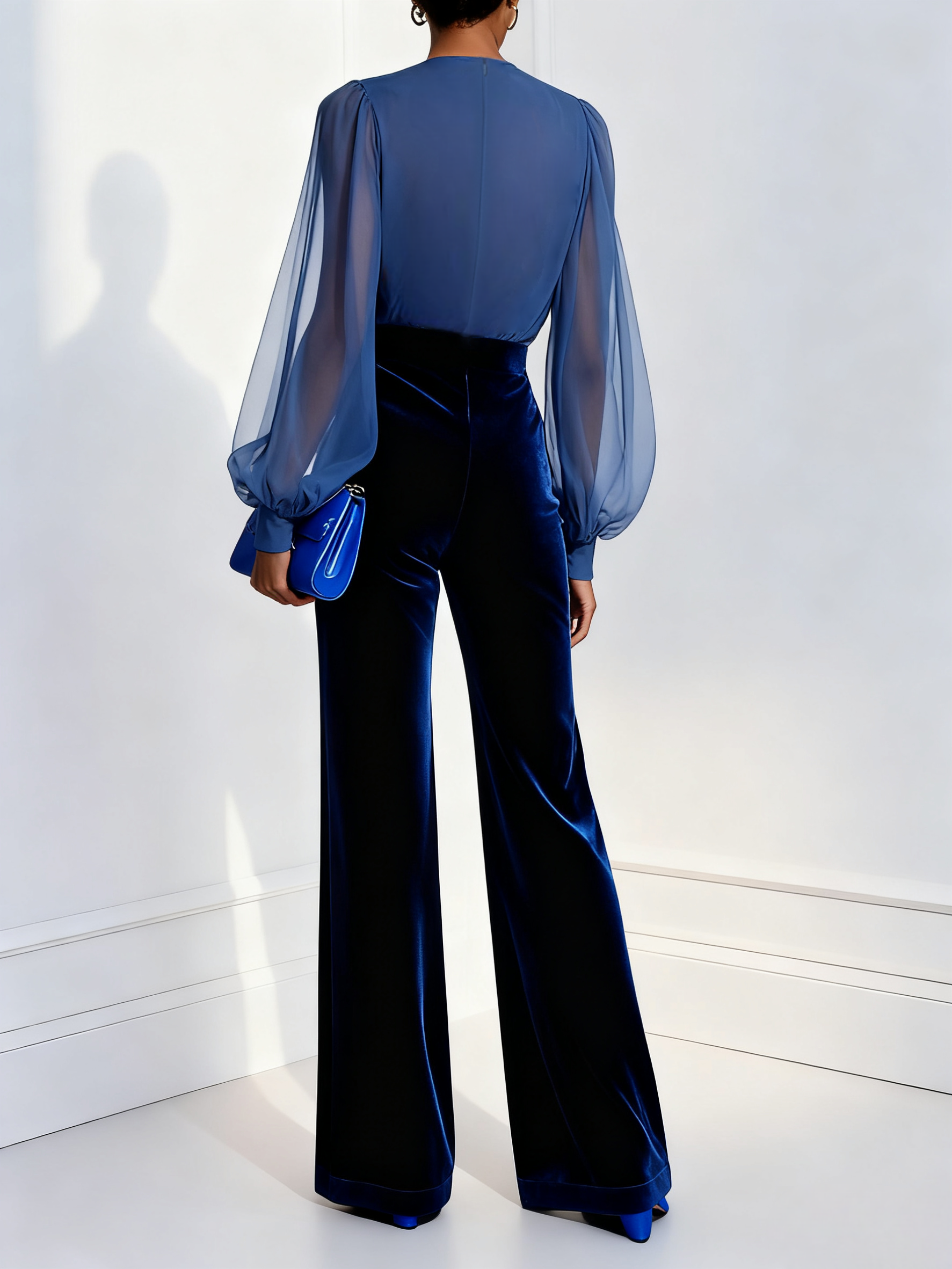 Celeste | Velvet Jumpsuit