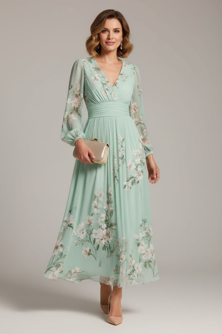 Presley | Floral Midi Dress