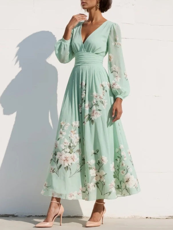 Presley | Floral Midi Dress