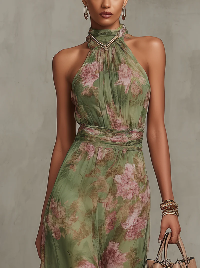 Sofie | Elegant Summer Dress with Floral Pattern