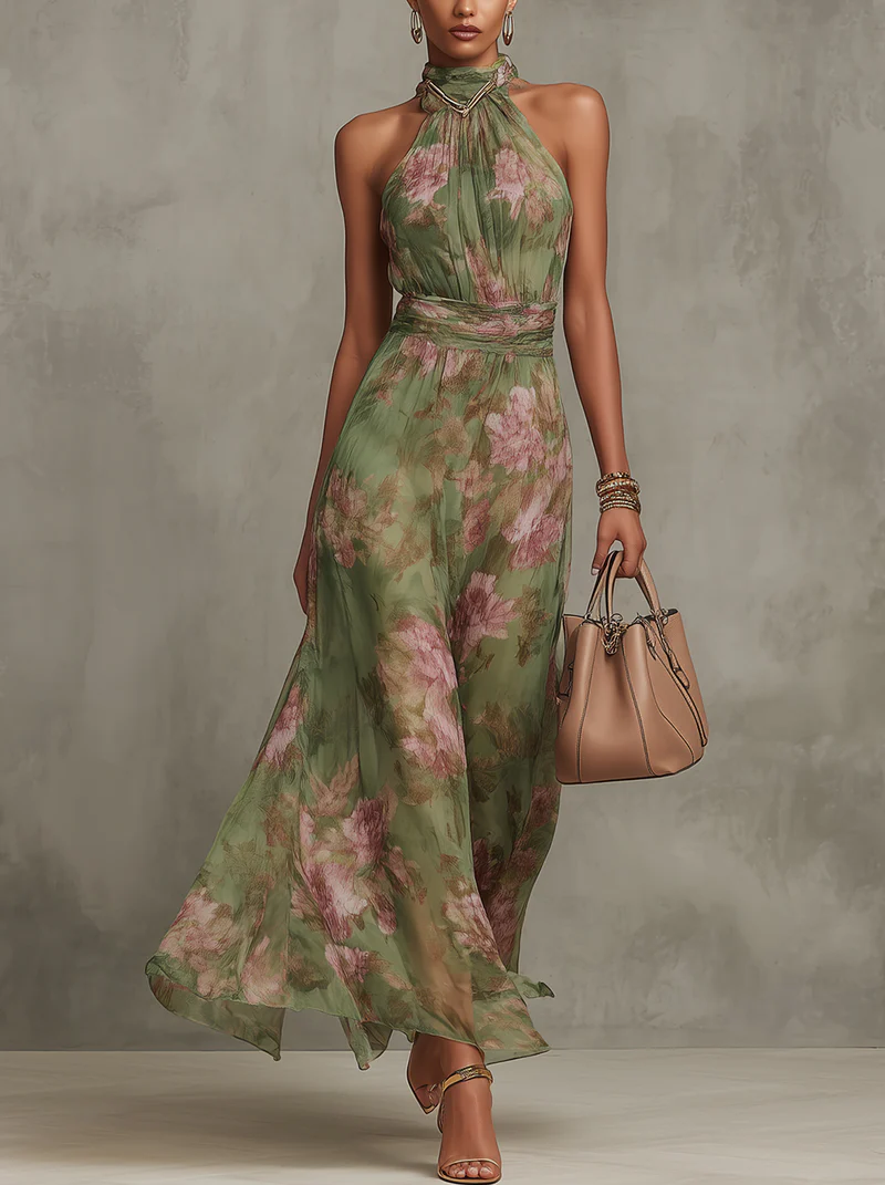 Sofie | Elegant Summer Dress with Floral Pattern