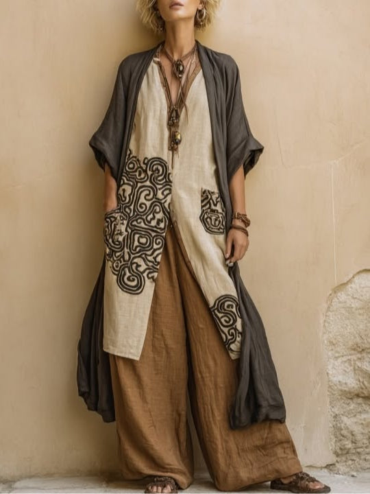 Zara | Tribal Pattern Three-piece Set