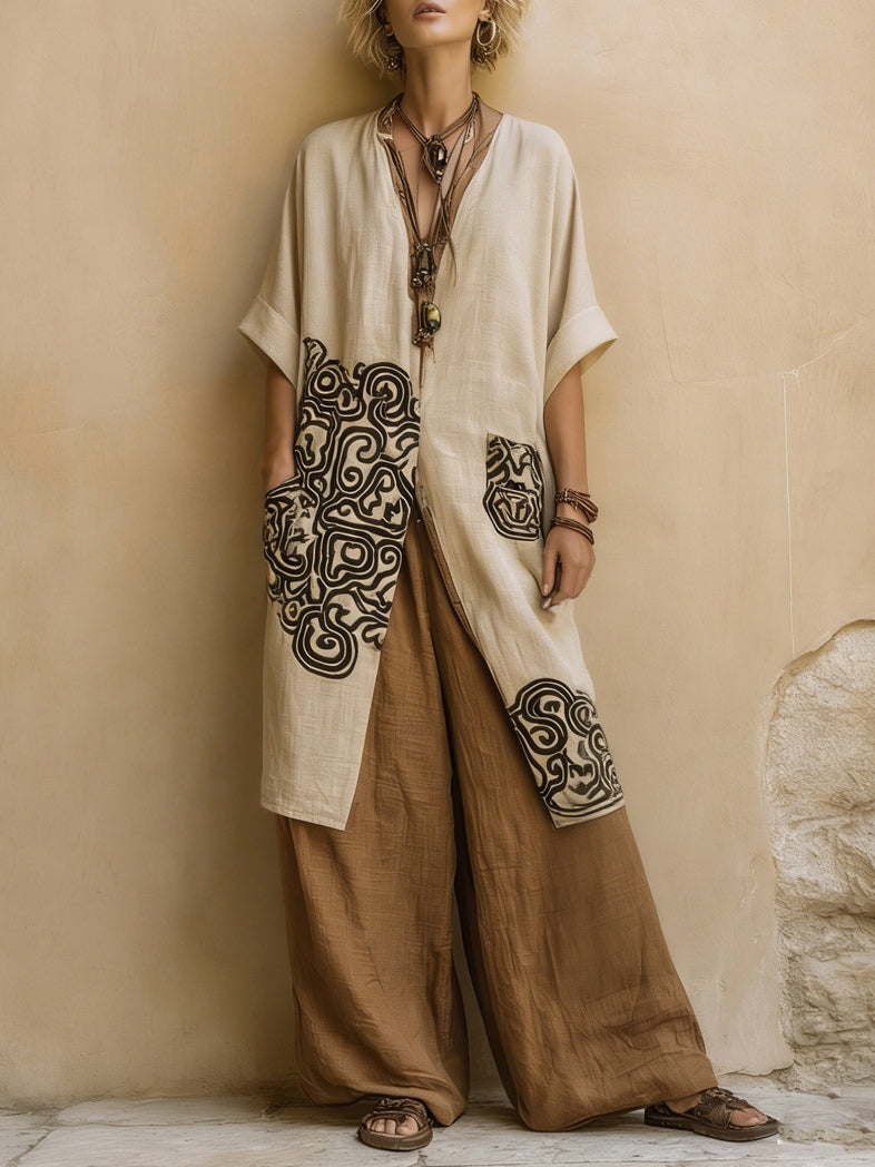 Zara | Tribal Pattern Three-piece Set
