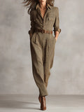 Mirabelle | Women's Tweed Jumpsuit