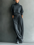 Wilma | Knit Ensemble Wide Pants