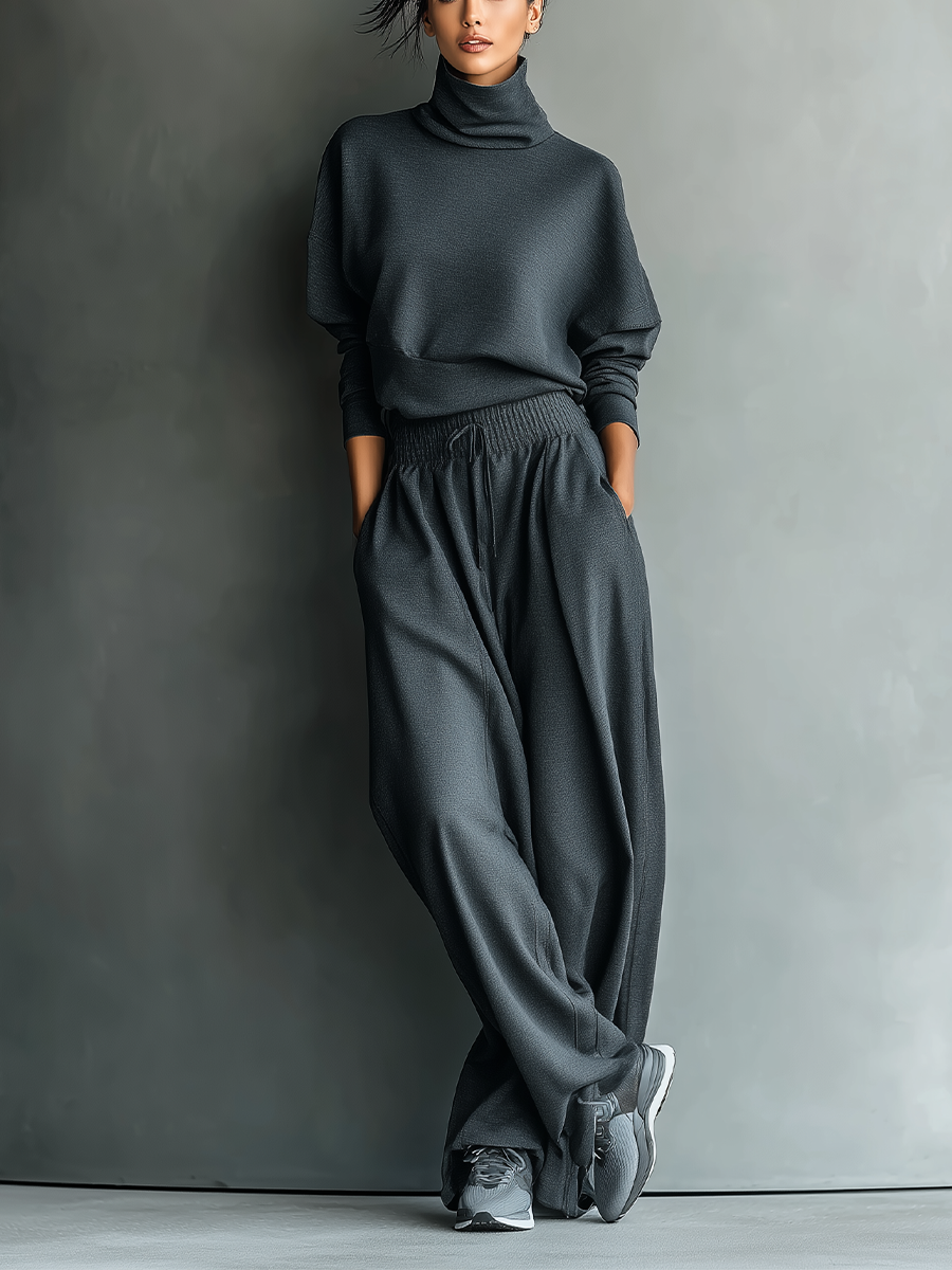Wilma | Knit Ensemble Wide Pants