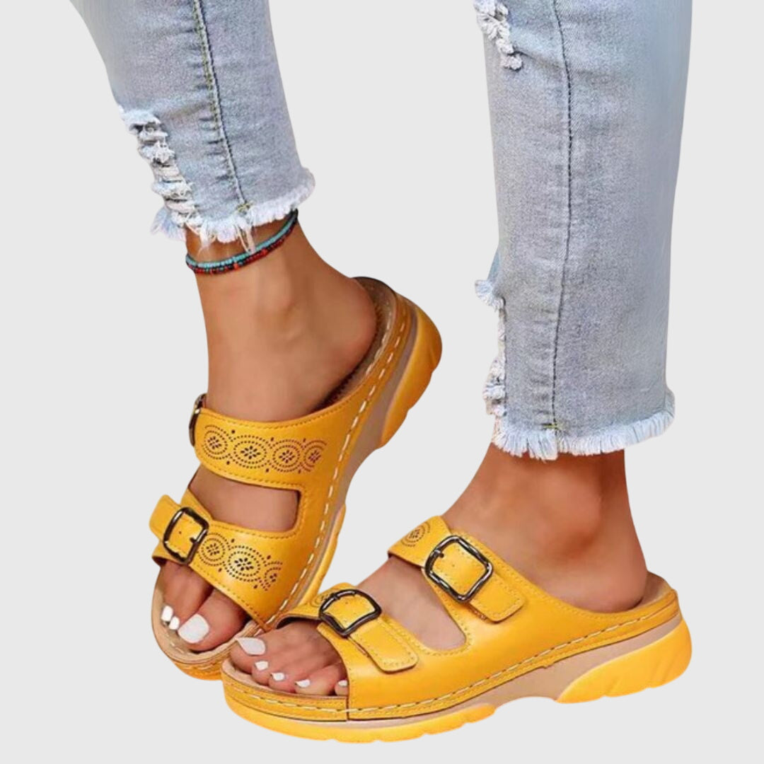 Olivia | Leather Orthopedic Sandals