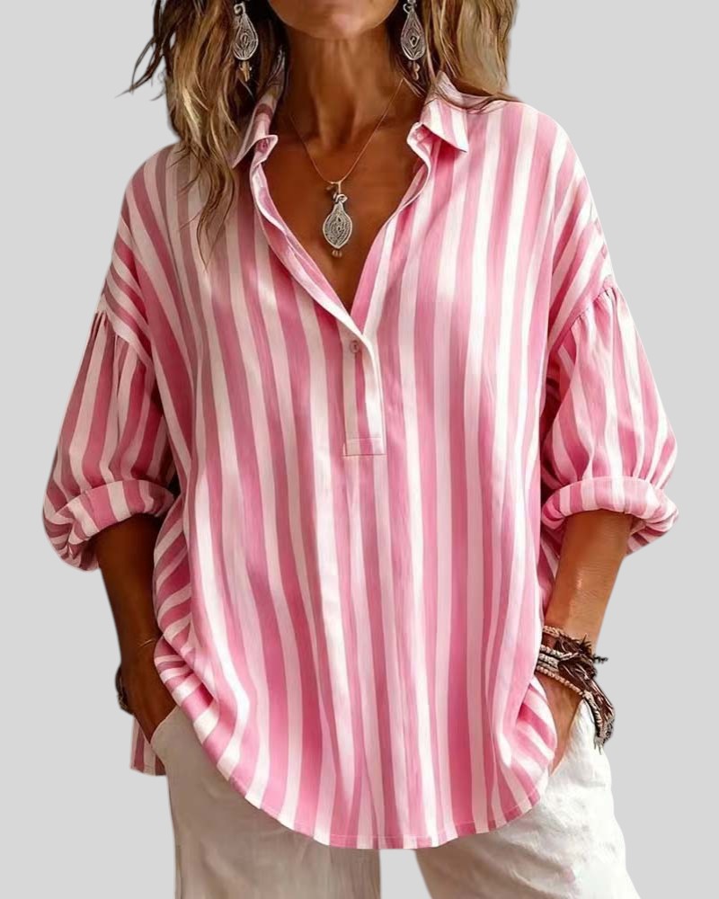 Nora | Striped Blouse