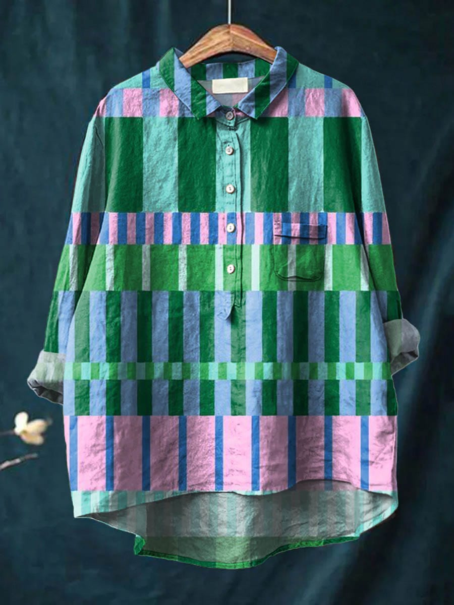 Amber | Patchwork Blouse