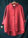 Lily | Lightweight Blouse with Ruffles