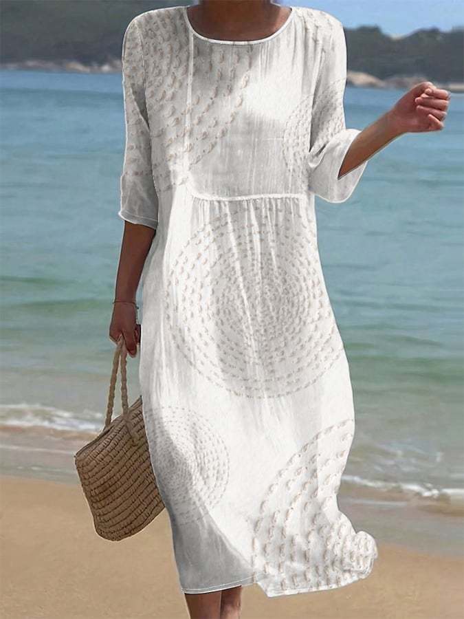 Vera | Embroidered women's casual dress