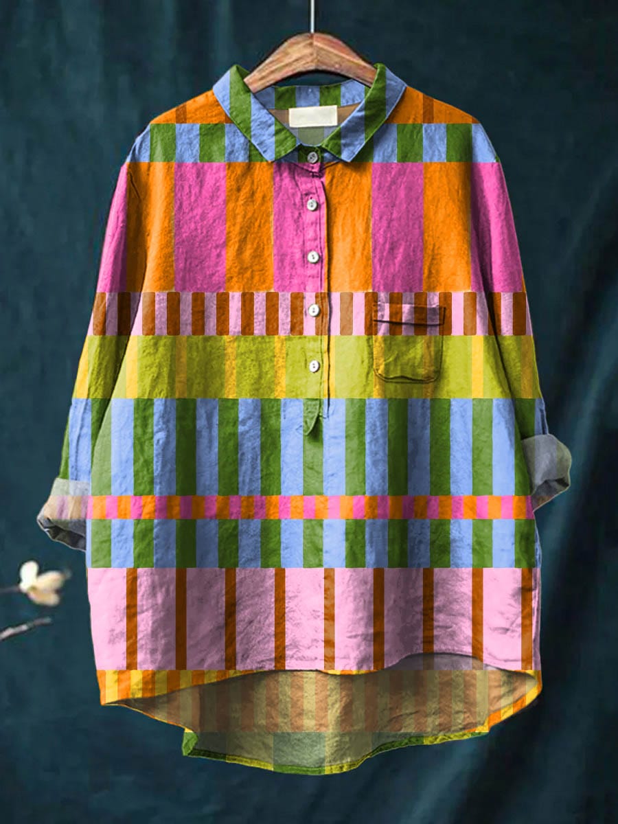 Amber | Patchwork Blouse