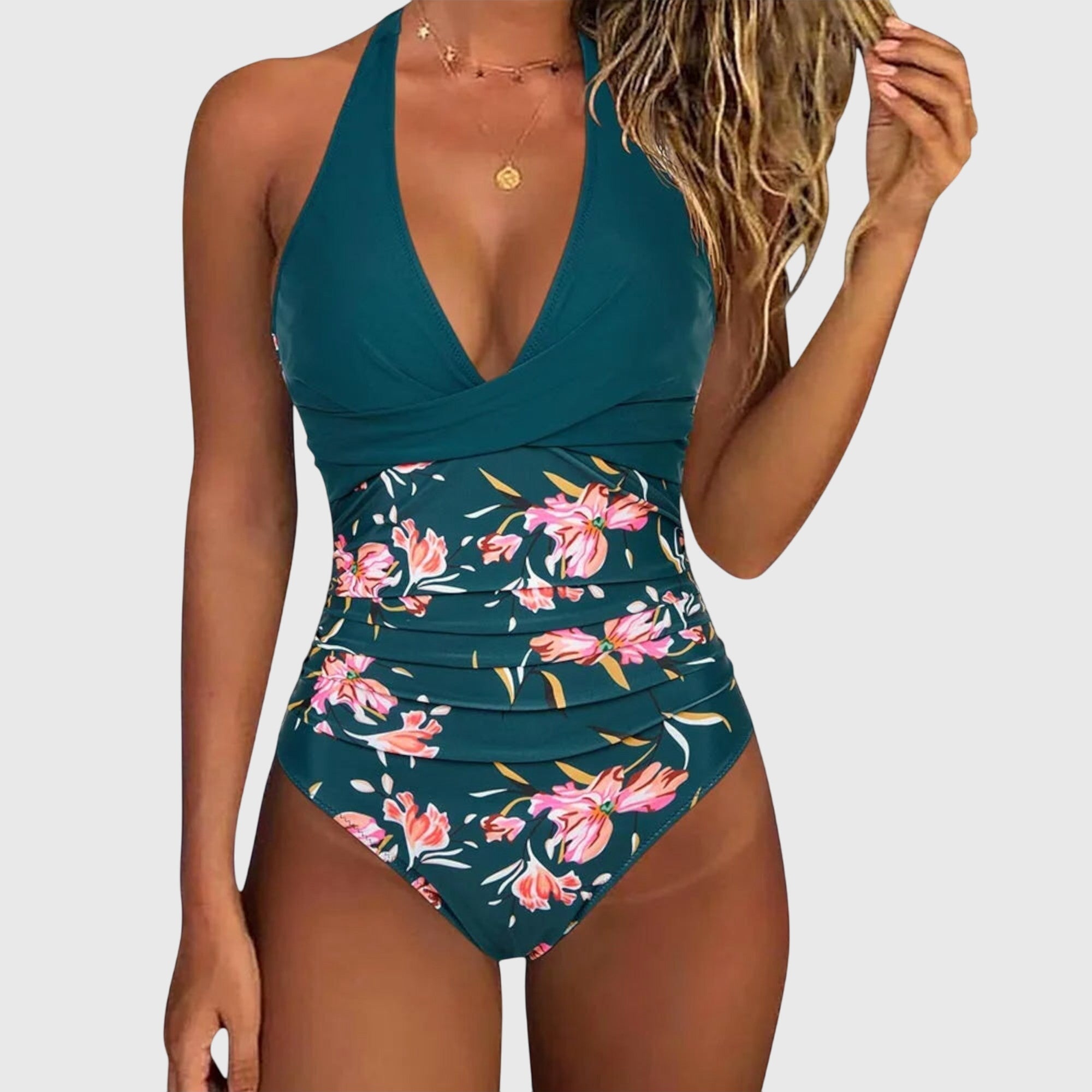 Florence | Elegant Women's Swimsuit with V-Neck