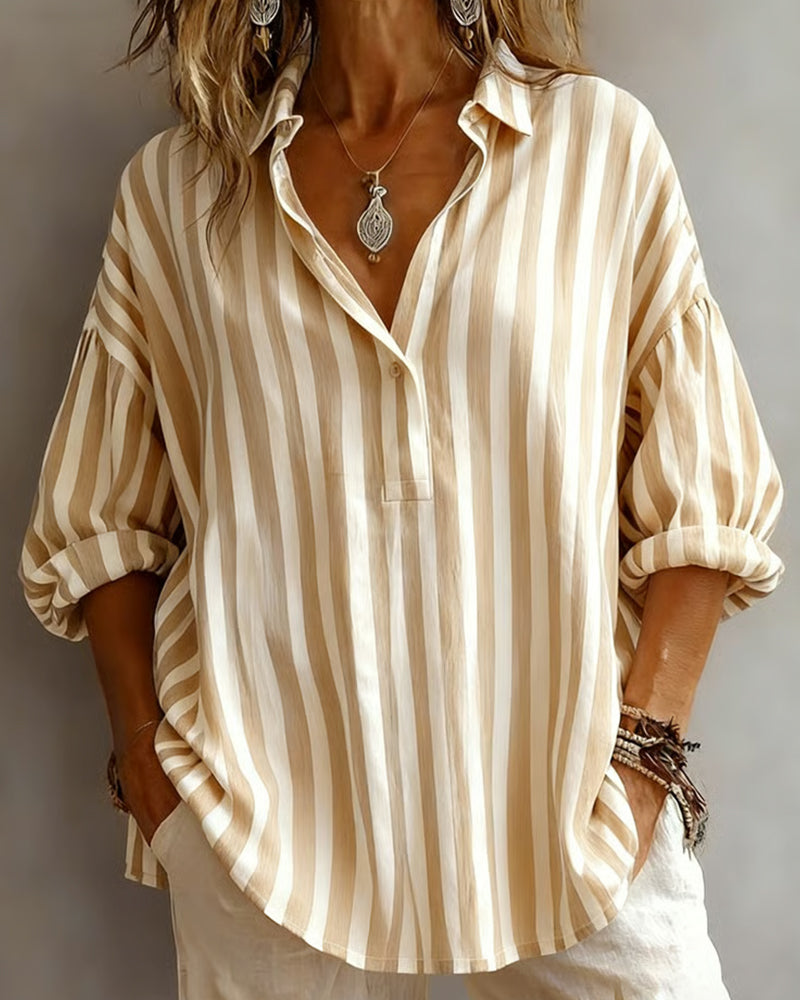 Nora | Striped Blouse