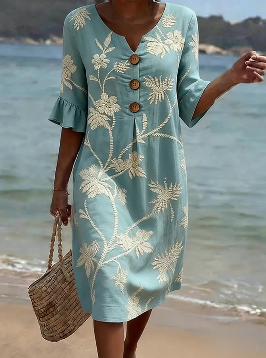 Florabel |  Women's Casual Dress With a Floral Print