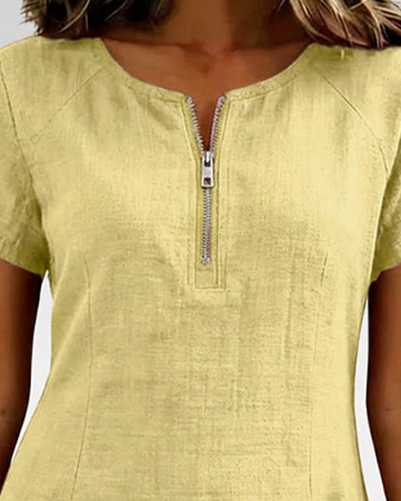 Maui | Relaxed Zipper Pocket Dress