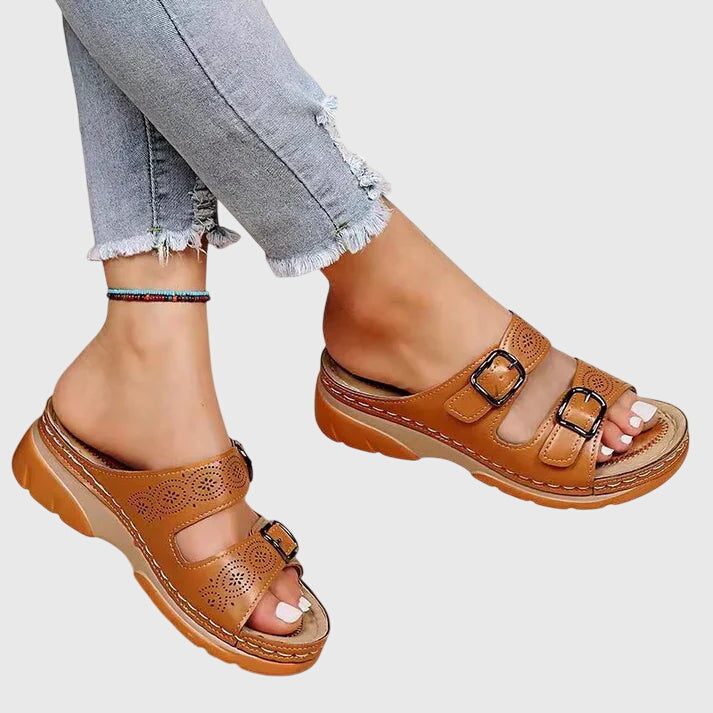 Olivia | Leather Orthopedic Sandals