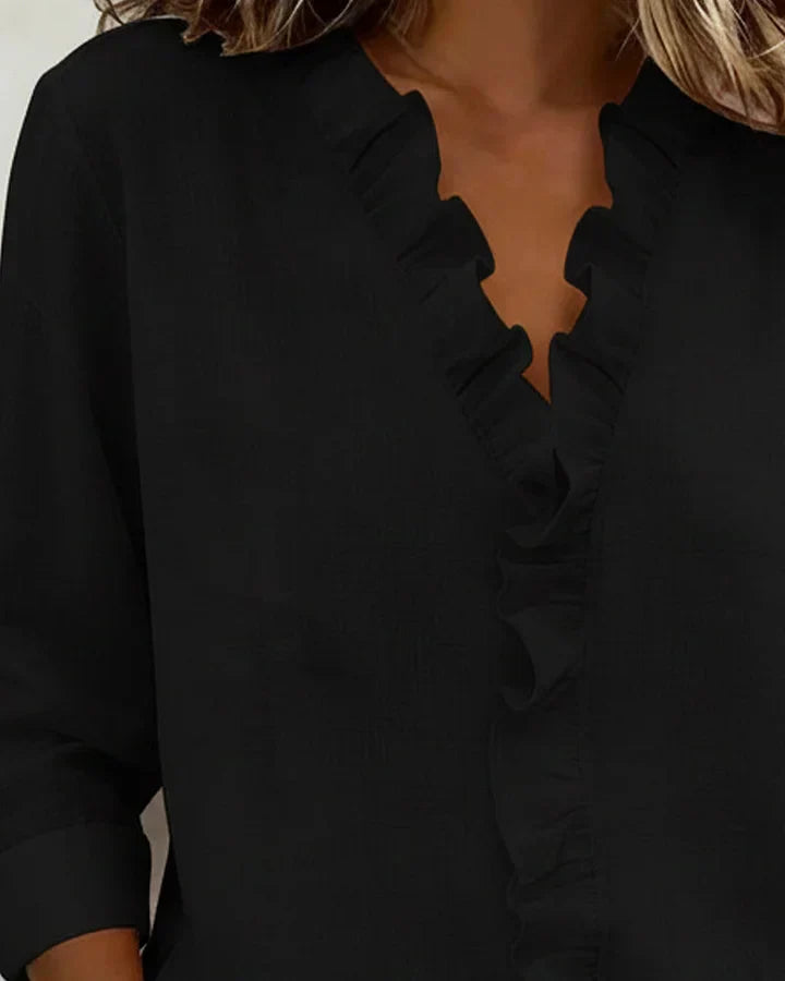 Susan | Ruffled Blouse