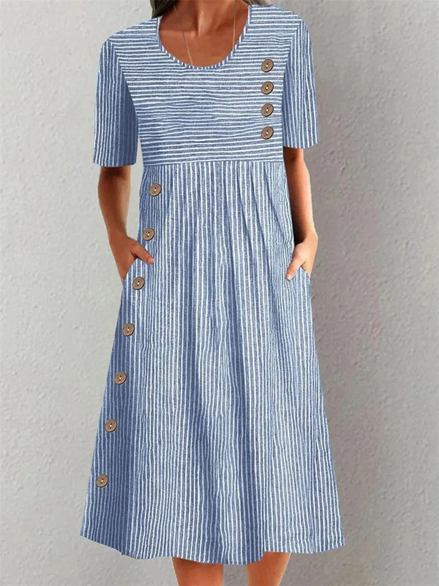 Bethany | Striped Summer Dress