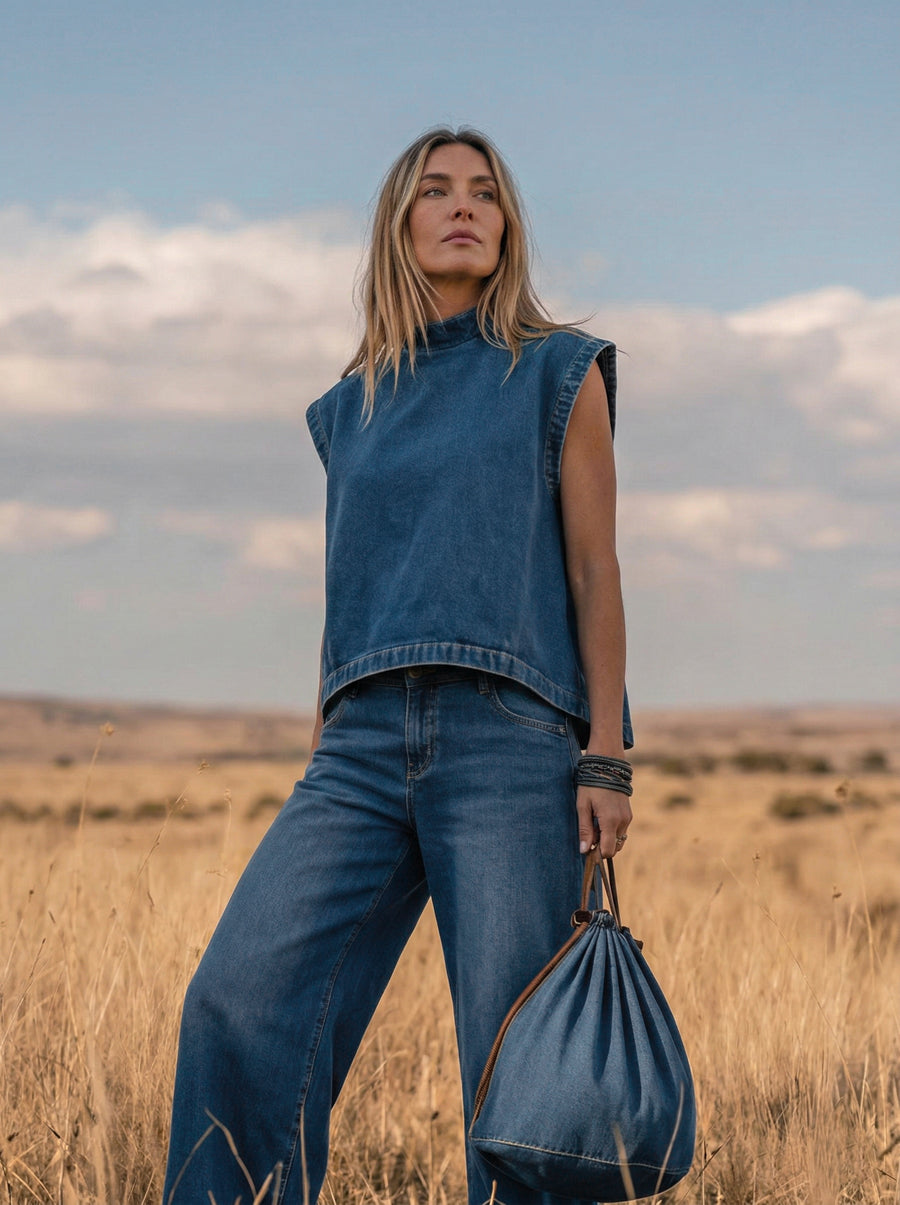 Ella | Loose Set with Wide Trousers