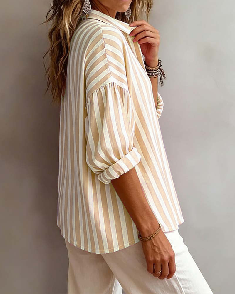 Nora | Striped Blouse