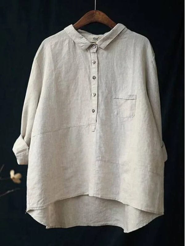Elvie | Button-Front Blouse
